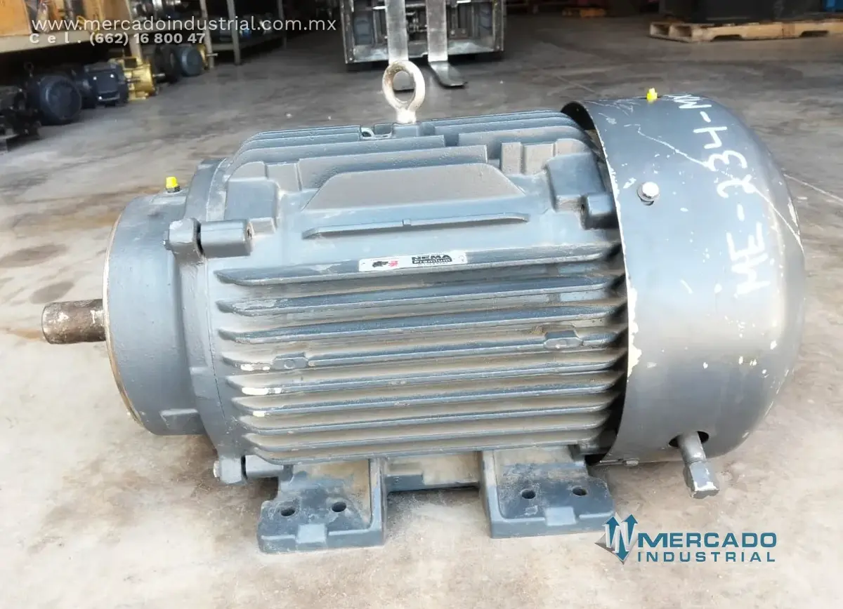 Motor eléctrico 15 HP 4 polos 1775 RPM marca US MOTORS - imagen 1