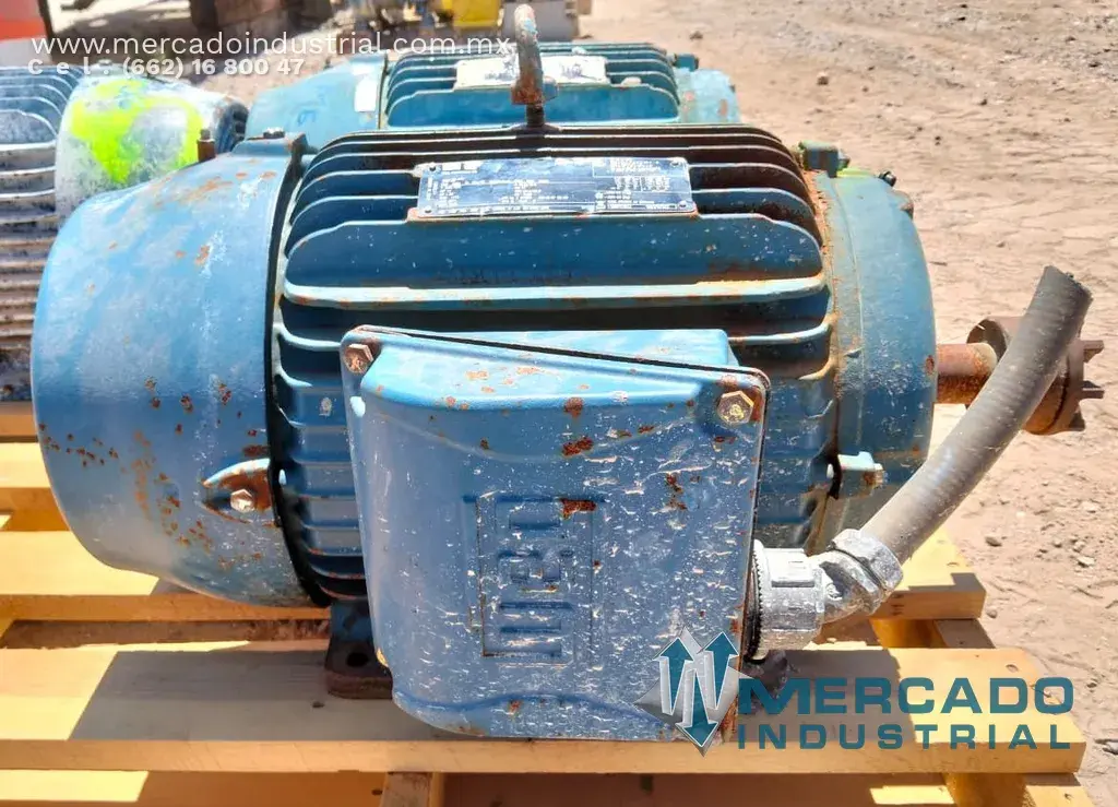 Motor eléctrico 15 HP 4 polos 1770 RPM marca WEG - imagen 1
