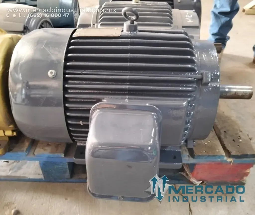 Motor eléctrico 7.5 HP 6 polos 1175 RPM marca TOSHIBA - imagen 1