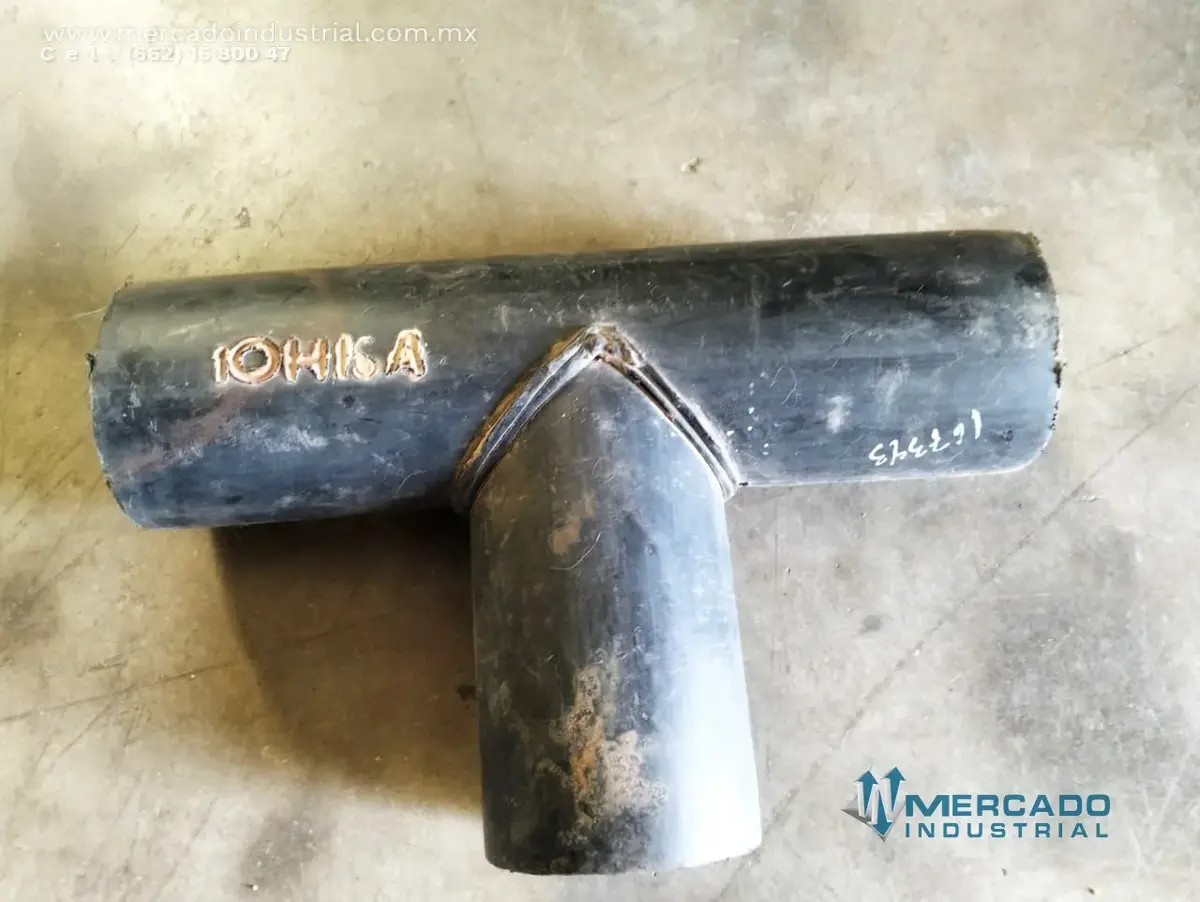 Tee de polietileno 3 3/8" de alta densidad (PEAD) marca IOHISA - imagen 1