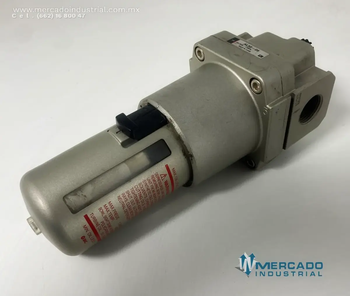 Lubricador neumático en línea 1.0 MPa (145 PSI) modelo AL50-06 marca SMC - imagen 1