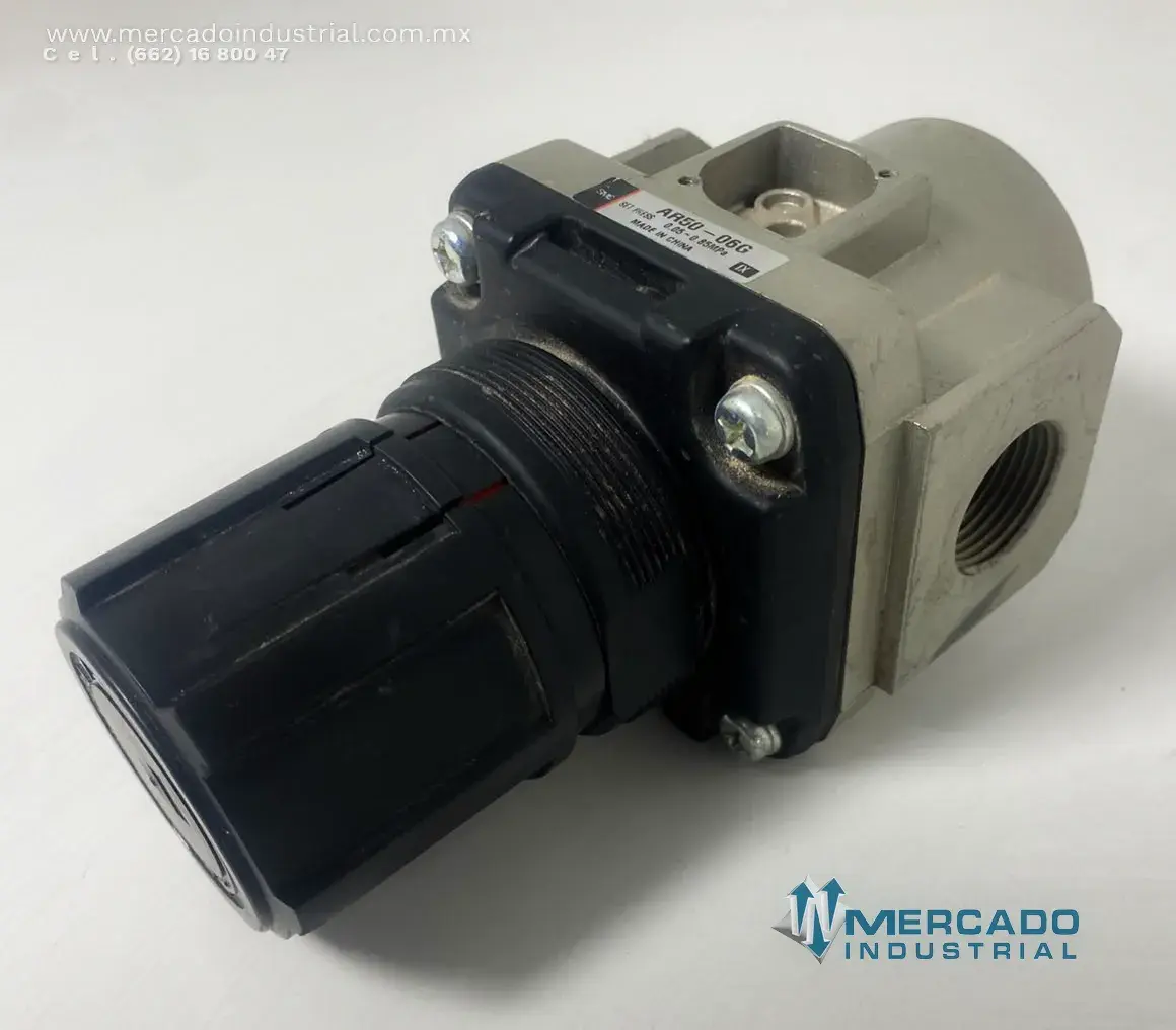 Regulador de presión neumático 1.0 MPa (10 bar) modelo AR50-06G marca SMC - imagen 1