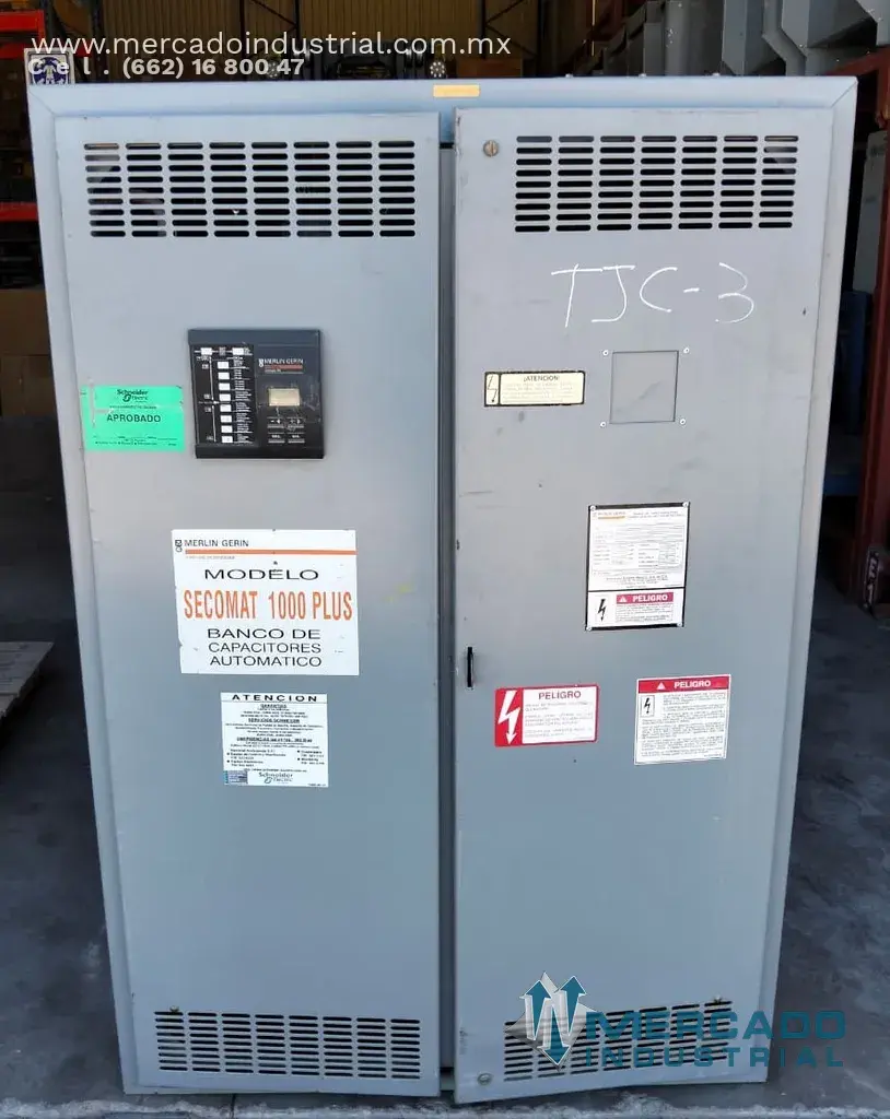 Banco de capacitores 90 kVAR modelo SECOMAT 1000 PLUS marca MERLIN GERIN - imagen 1
