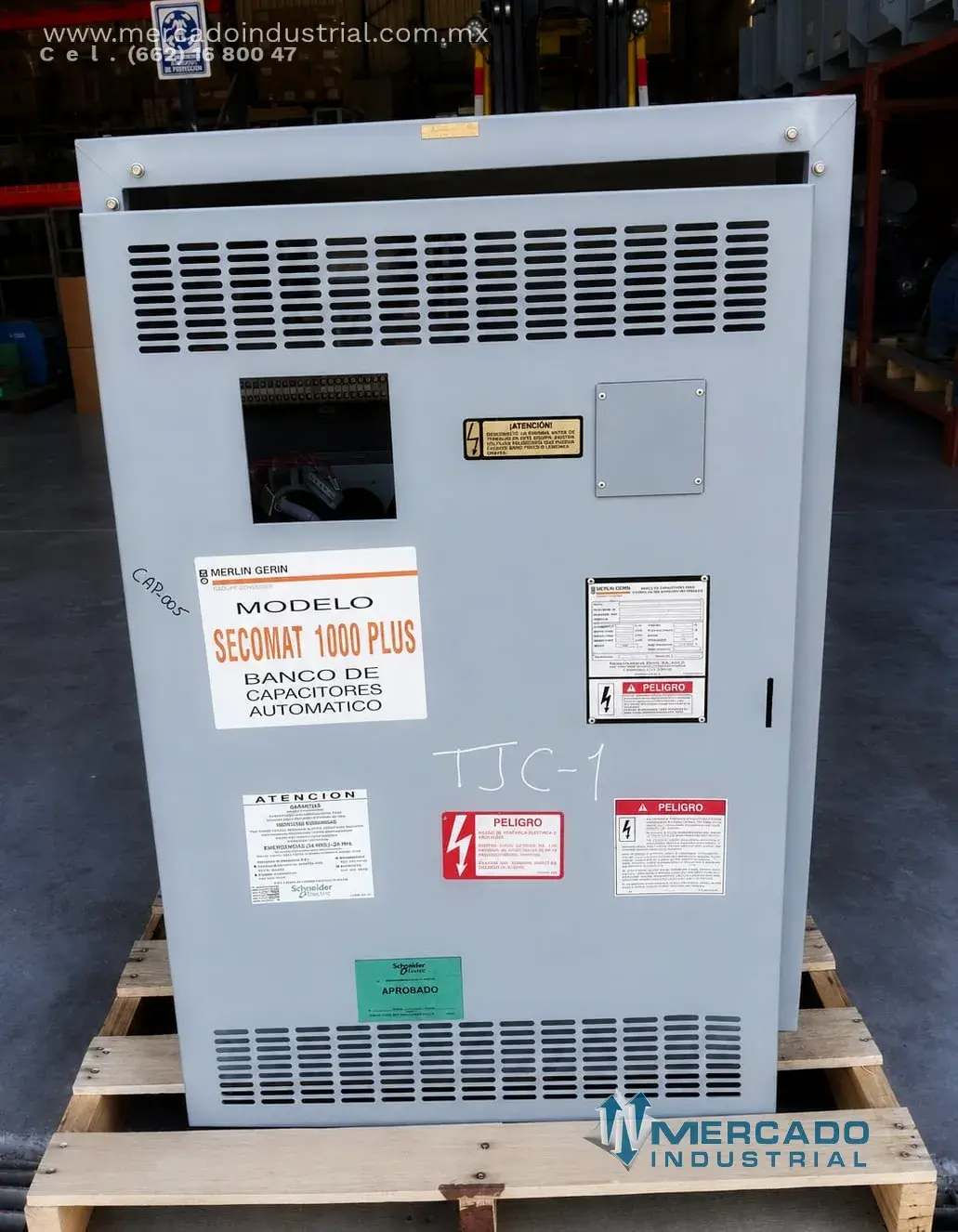 Banco de capacitores 75 kVAR modelo SECOMAT 1000 PLUS marca MERLIN GERIN - imagen 1