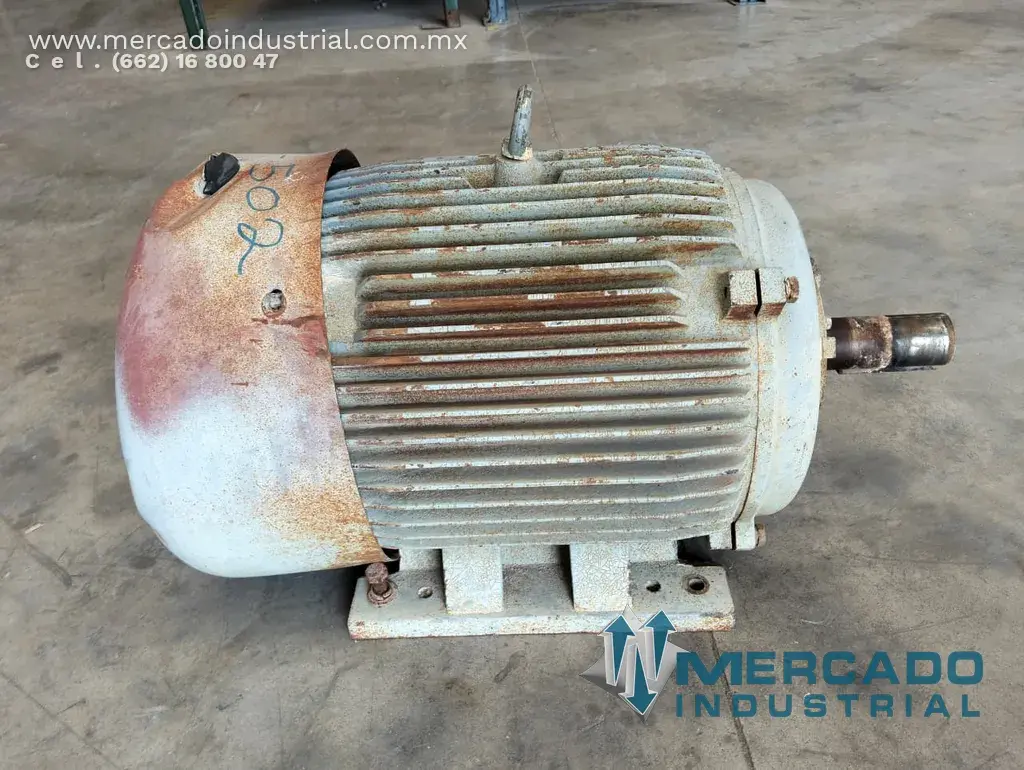 Motor eléctrico 30 HP 4 polos 1775 RPM marca DAZHONG - imagen 1