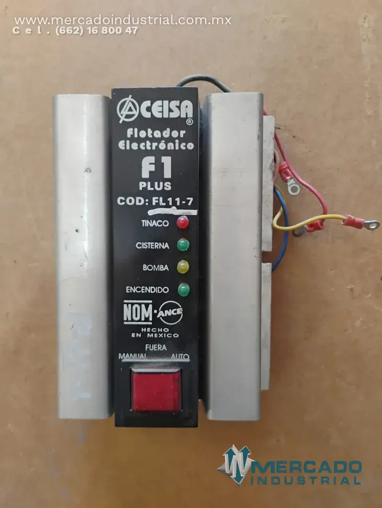 Flotador electrónico / control de nivel para bombas de agua 15 AMP modelo F1 plus marca CEISA - imagen 1