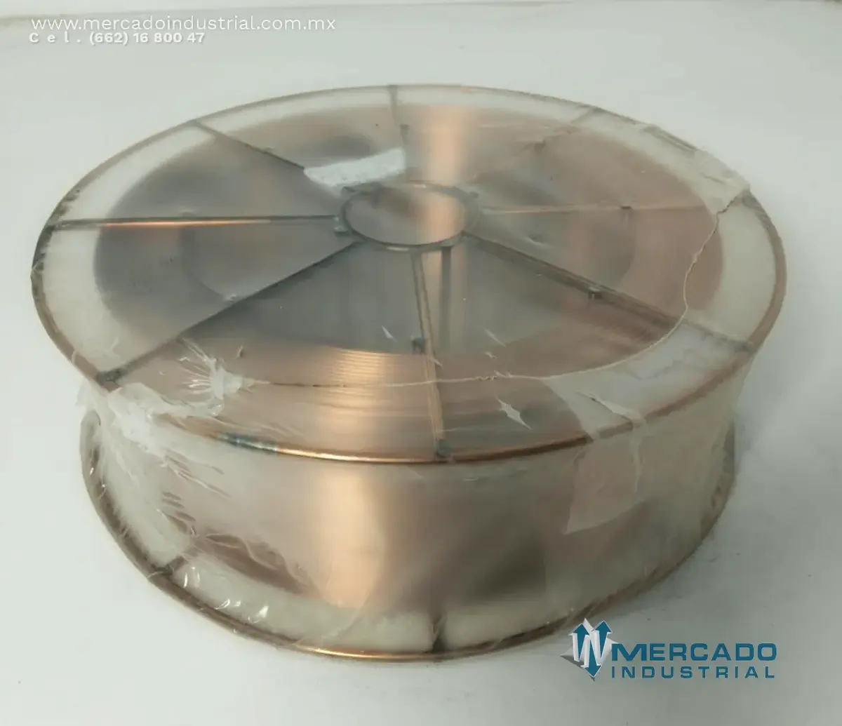 Microalambre para soldar acero al carbón modelo ER70S-6 marca ELECTRODOS INFRA - imagen 1
