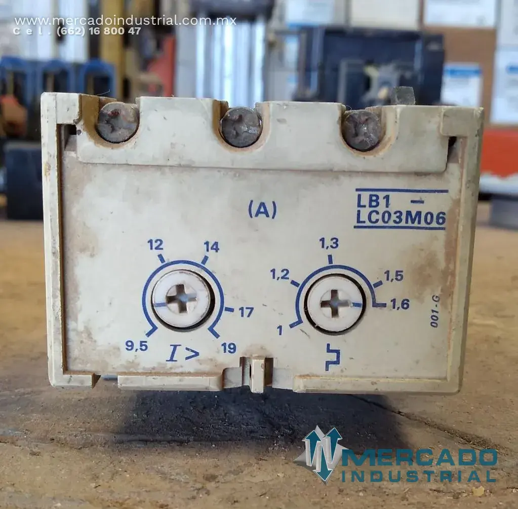 Relevador 1.0-1.6 A modelo LB1-LC03M06 marca TELEMECANIQUE - imagen 1