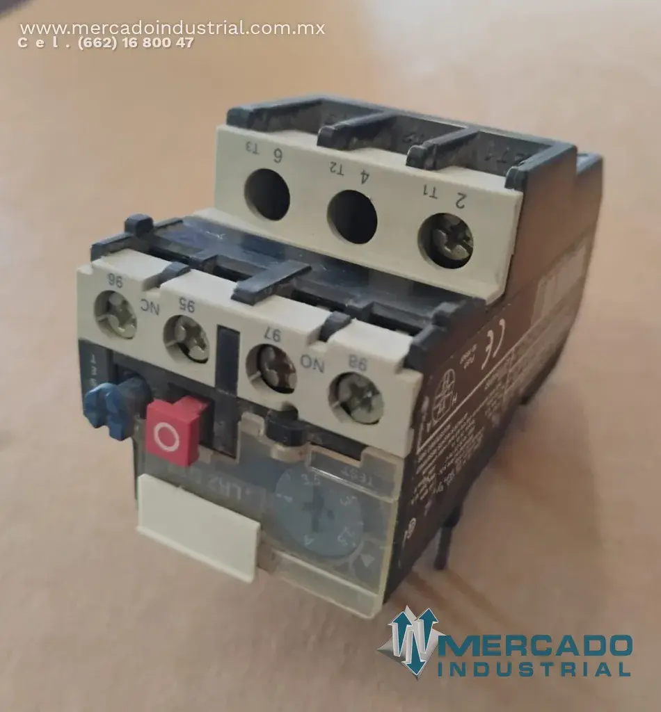 Relé térmico de sobrecarga 2.5-4 A modelo LR2 D1308 marca TELEMECANIQUE - imagen 1