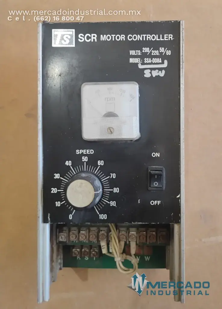 Controlador de motor 200/220V modelo SSA-008A marca TS - imagen 1