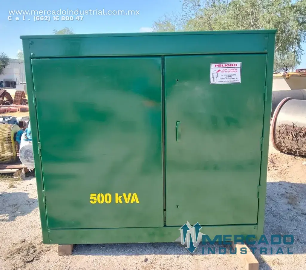 Transformador de pedestal 500 KVA 13200 - 440/254V marca PROLEC - imagen 1