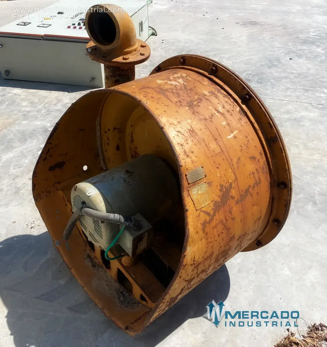 Blower centrifugo industrial con motor de 10 HP marca Denver - imagen 1