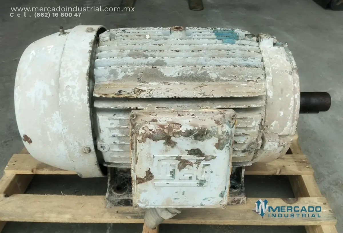 Motor eléctrico 50 HP 4 polos 1775 RPM marca WEG - imagen 1
