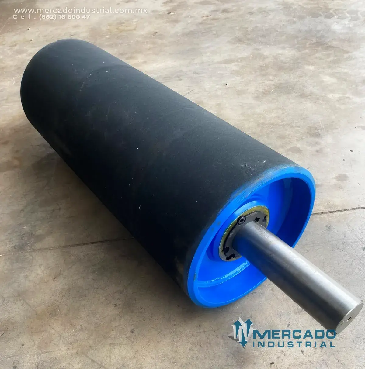 Rodillo motriz vulcanizado para banda de 36" marca MI COMPONENTS - imagen 1