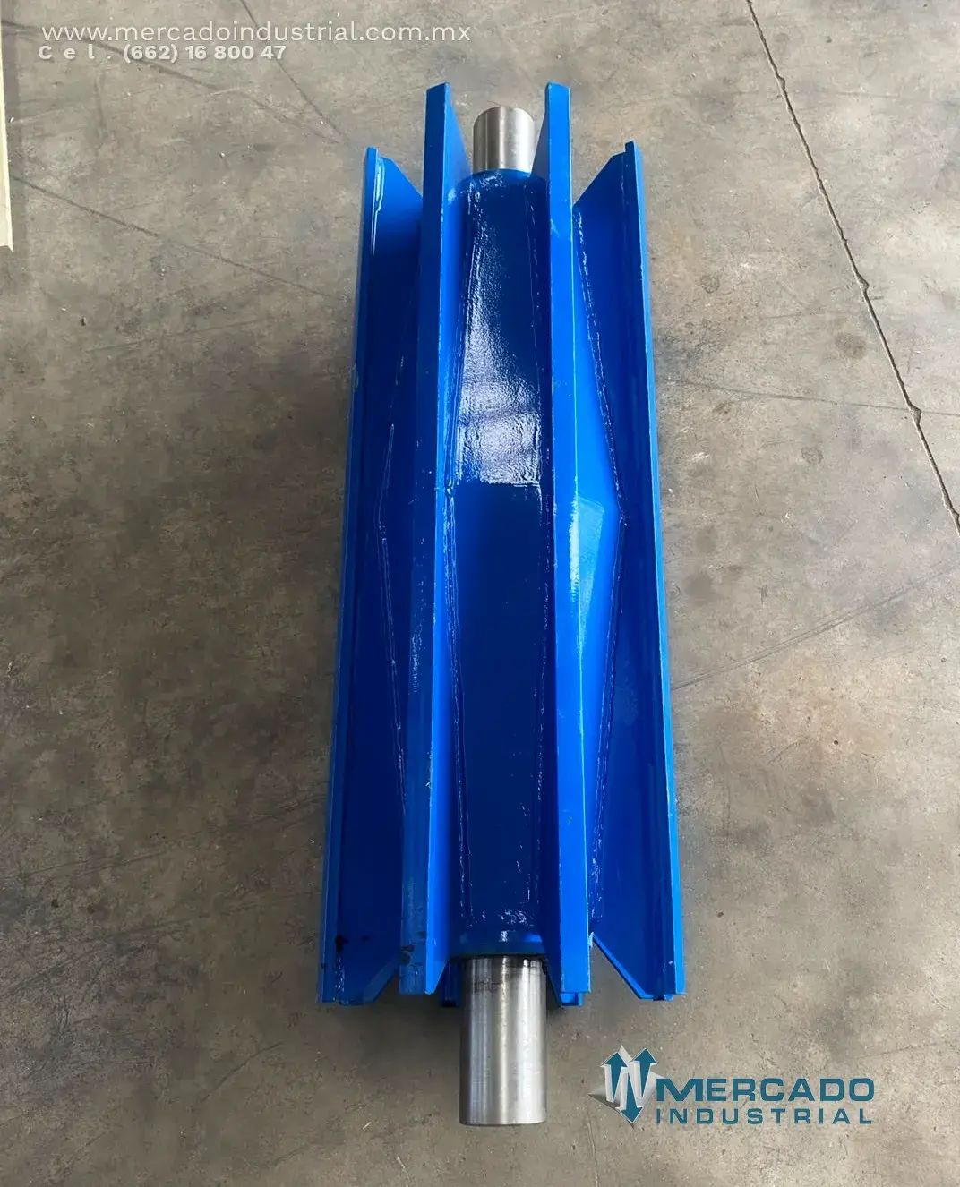 Rodillo de cola tipo jaula de ardilla para banda de 36" marca MI COMPONENTS - imagen 1
