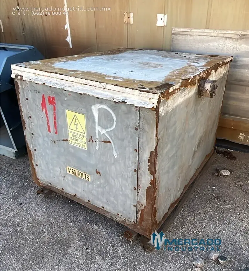 Transformador trifásico seco 75 KVA 4160V - 480Y/277V parte 181886 marca HPS - imagen 1